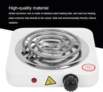 Slim Electric Hot Plate Burner (Stainless Steel)