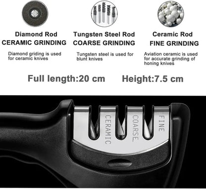 Kitchen Knife Sharpener 3 in 1